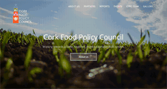 Desktop Screenshot of corkfoodpolicycouncil.com